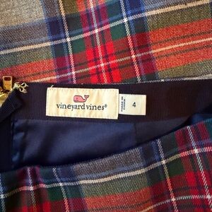 🐳Vineyard Vines Multicolor Plaid Skirt- Size 4 🐳
